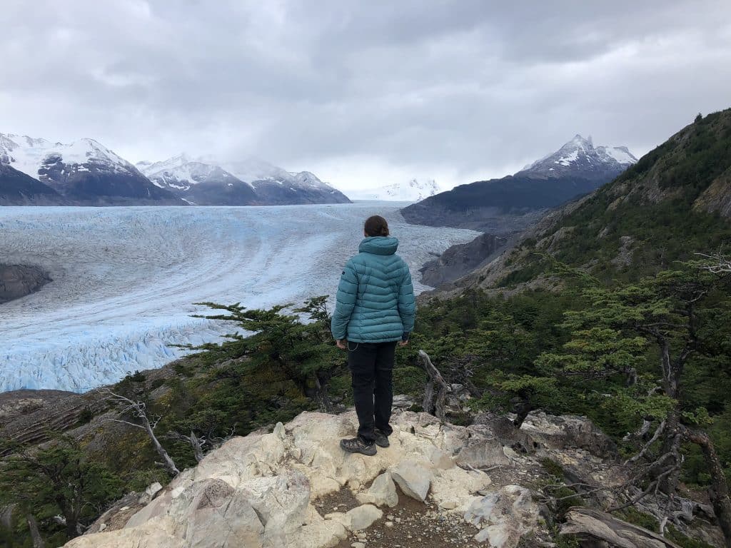 glacier grey w trek chili